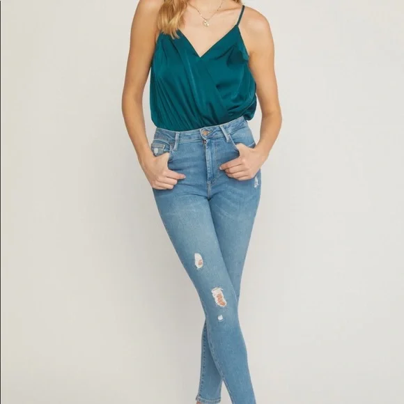 🌹ENTRO Teal body suit🌹 - Picture 7 of 9